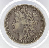 1892-S $1 Morgan Silver Dollar PCGS F15