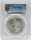 1882-CC $1 Morgan Silver Dollar PCGS MS63