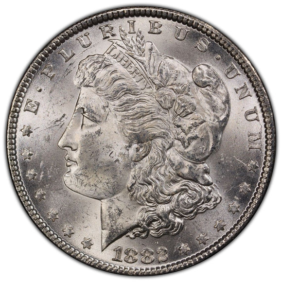 1882 $1 Morgan Silver Dollar PCGS MS63