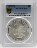 1878-CC $1 Morgan Silver Dollar PCGS MS65