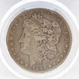 1893-CC $1 Morgan Silver Dollar PCGS F12