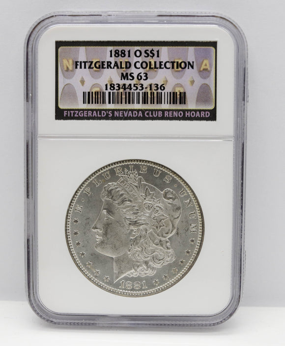 1881-O $1 Morgan Silver Dollar NGC MS63