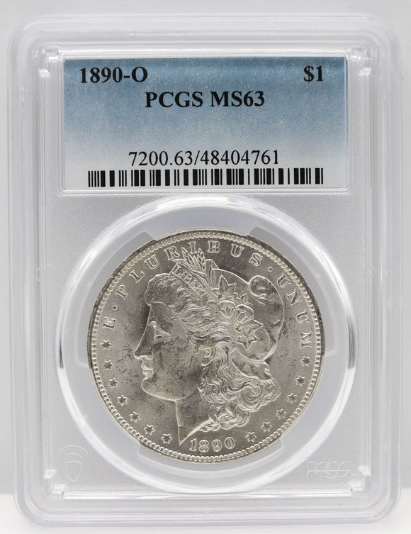 1890-O $1 Morgan Silver Dollar PCGS MS63