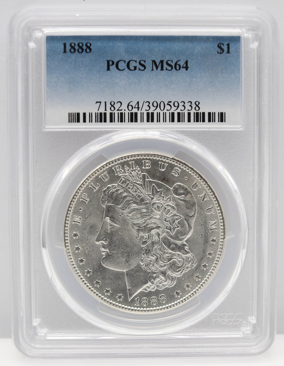 1888 $1 Morgan Silver Dollar PCGS MS64
