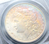 1887 $1 Morgan Silver Dollar PCGS MS64 - Rainbow Toning!