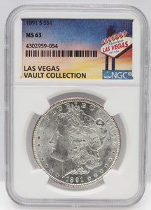 1891-S $1 Morgan Silver Dollar NGC MS63