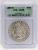1885-O $1 Morgan Silver Dollar ICG MS64