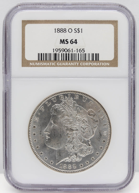 1888-O $1 Morgan Silver Dollar NGC MS64