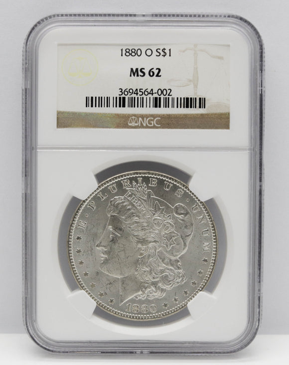 1880-O $1 Morgan Silver Dollar NGC MS62