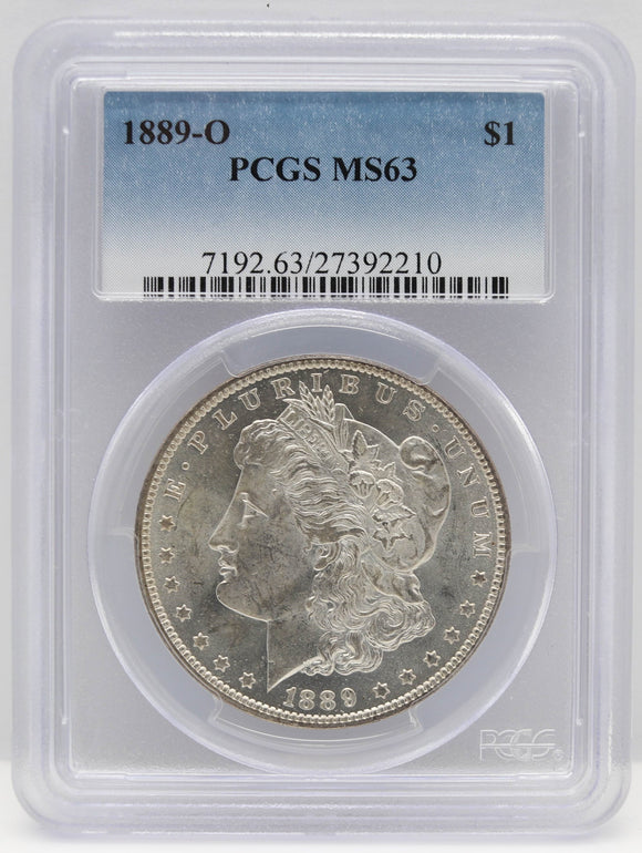 1889-O $1 Morgan Silver Dollar PCGS MS63