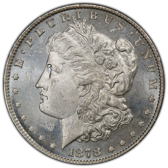 1878 8TF $1 Morgan Silver Dollar PCGS MS63