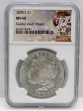 1878-S $1 Morgan Silver Dollar NGC MS64