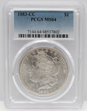 1883-CC $1 Morgan Silver Dollar PCGS MS64