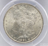 1891 $1 Morgan Silver Dollar PCGS MS63