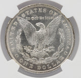 1891 $1 Morgan Silver Dollar NGC MS63