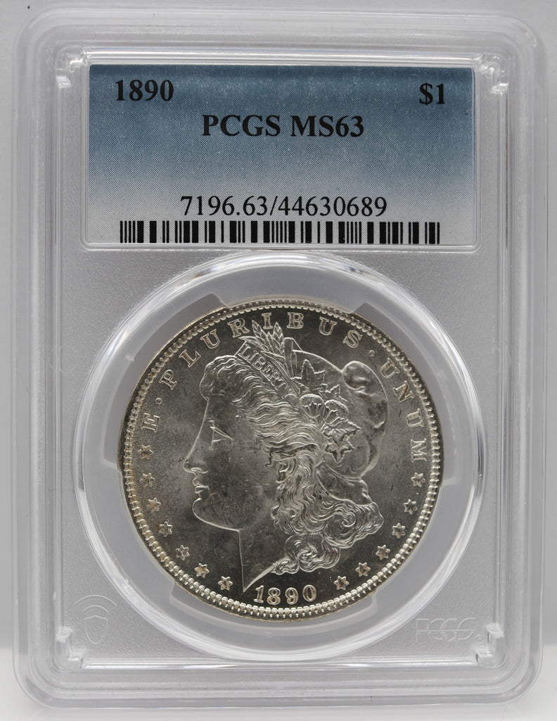 1890 $1 Morgan Silver Dollar PCGS MS63