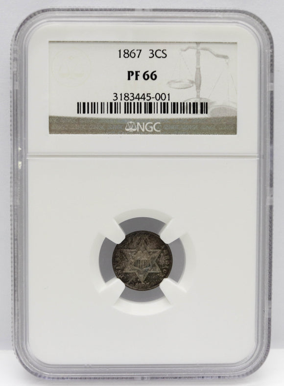 1867 3c Silver 