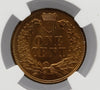 1907 1c Indian Head NGC MS65 RD