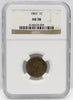 1863 1c Indian Head NGC AU58