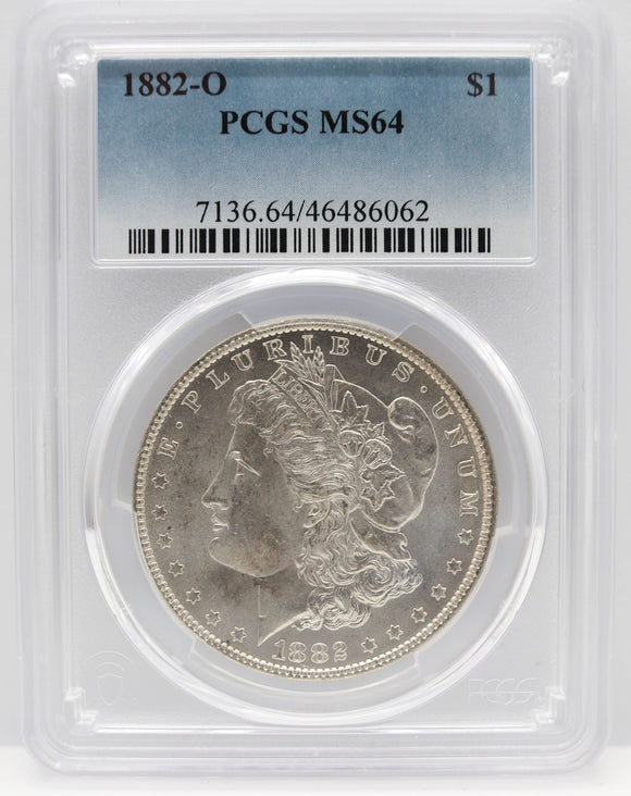 1882-O $1 Morgan Silver Dollar PCGS MS64