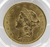 1875-CC $20 Liberty Head PCGS MS62 - CAC
