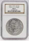 1888-O $1 Morgan Silver Dollar NGC MS61 VAM 1-A "E" Clash