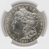 1891-CC $1 Morgan Silver Dollar NGC MS62