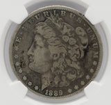 1889-CC $1 Morgan NGC F12