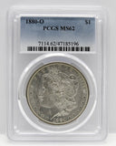 1880-O $1 Morgan Silver Dollar PCGS MS62