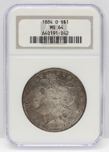 1884-O $1 Morgan Silver Dollar NGC MS64