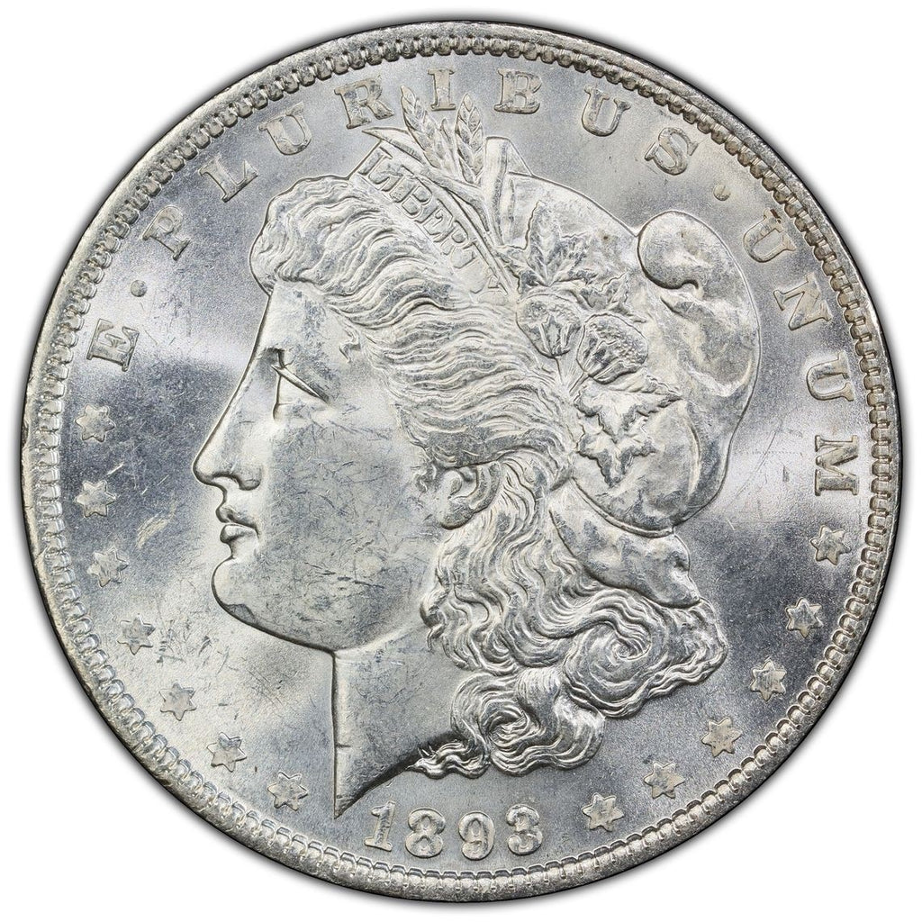 1893 $1 Morgan Silver Dollar PCGS MS63