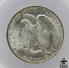 1939-D 50c Walking Liberty ANACS MS65