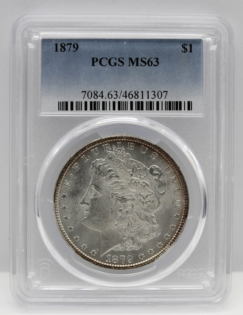 1879 $1 Morgan Silver Dollar PCGS MS63