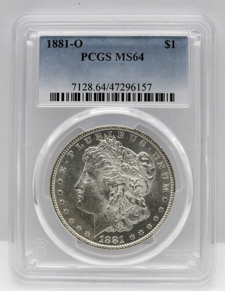 1881-O $1 Morgan Silver Dollar PCGS MS64