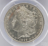 1892 $1 Morgan Silver Dollar PCGS MS62