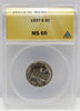 1937-S 5c Buffalo Nickel ANACS MS65