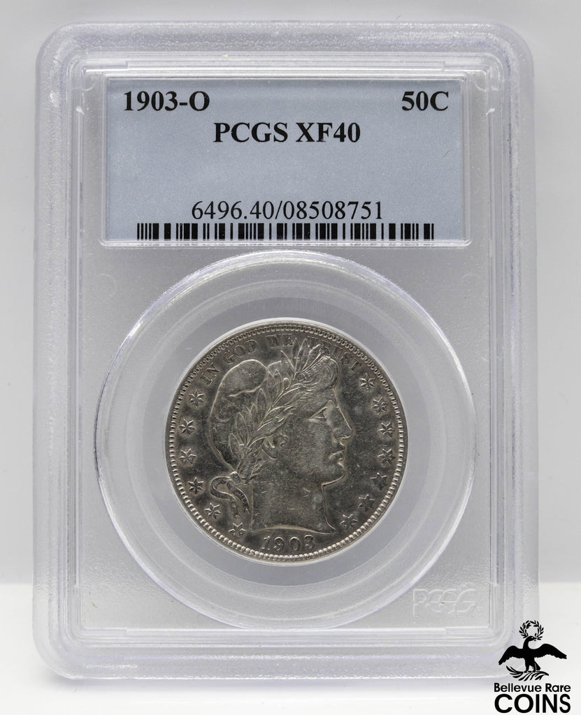 1903-O 50c Barber PCGS XF40