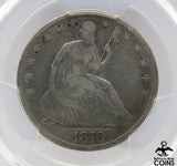 1876-CC 50c Seated Liberty PCGS VG10